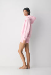 Cozy Sweatfleece Mega Raglan™ Hoodie - MILKSHAKE PINK