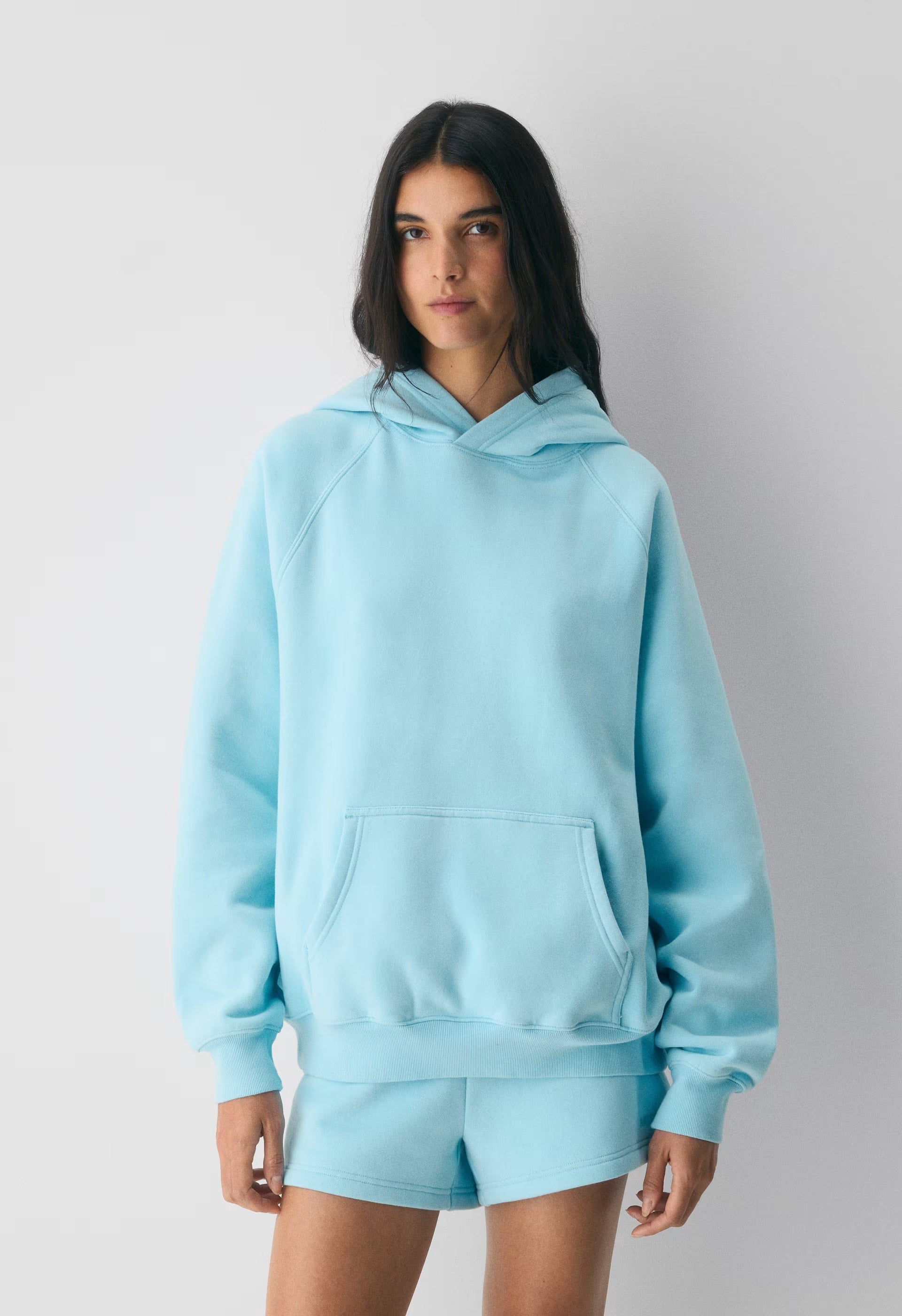 Cozy Sweatfleece Mega Raglan™ Hoodie - PANORAMA BLUE