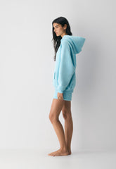 Cozy Sweatfleece Mega Raglan™ Hoodie - PANORAMA BLUE
