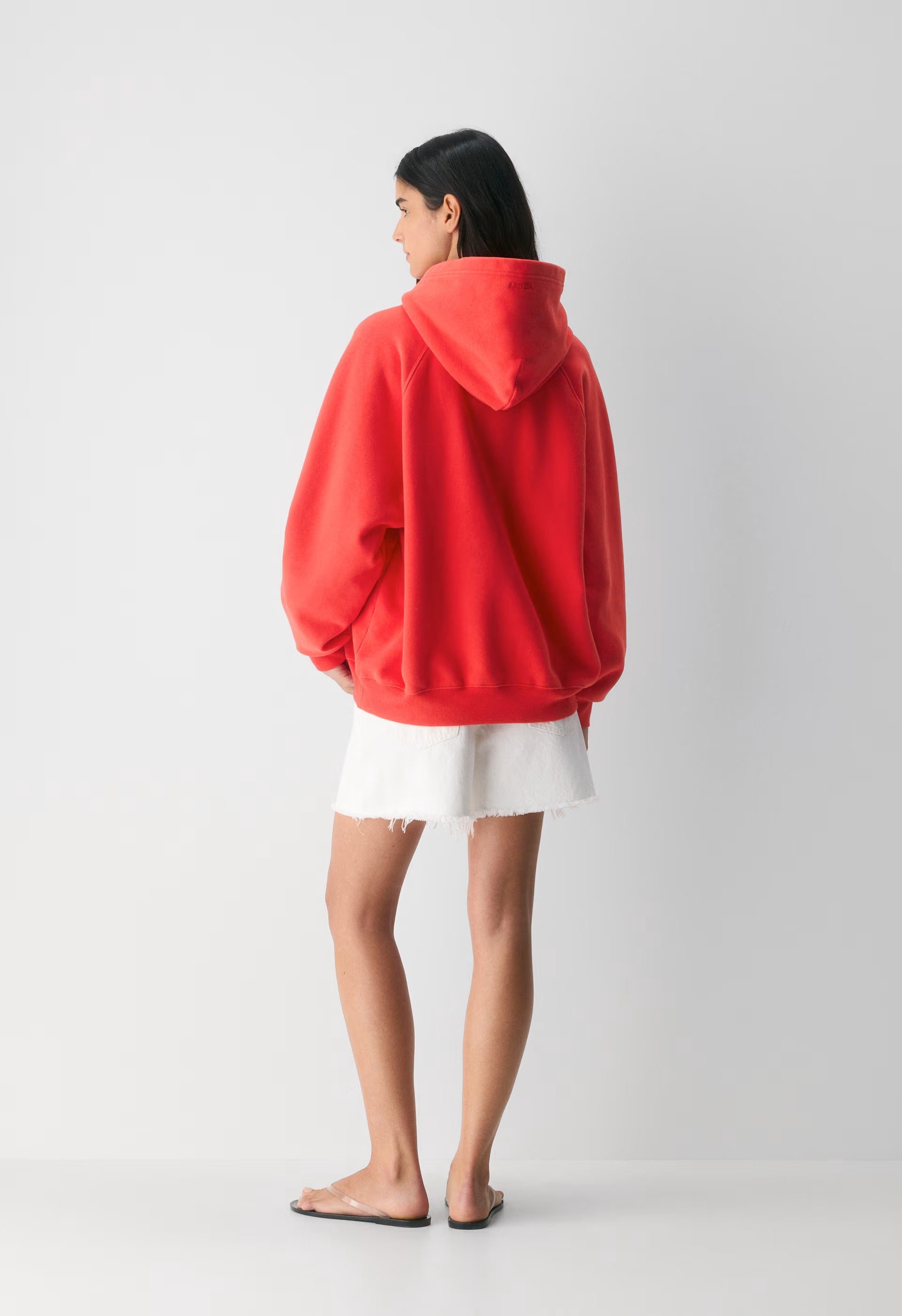 Cozy Sweatfleece Mega Raglan™ Hoodie - CHERRYBOMB RED