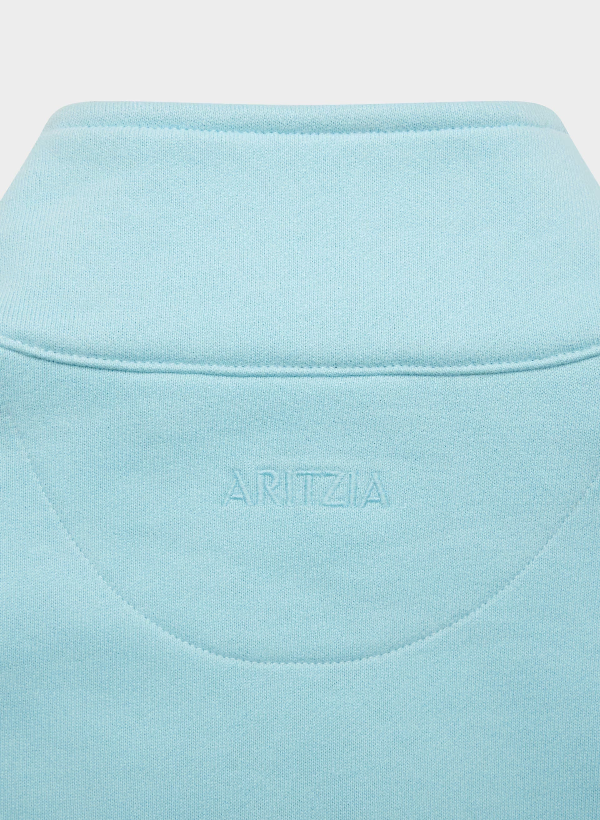 Cozy Sweatfleece Boyfriend 1/2 Zip - PANORAMA BLUE