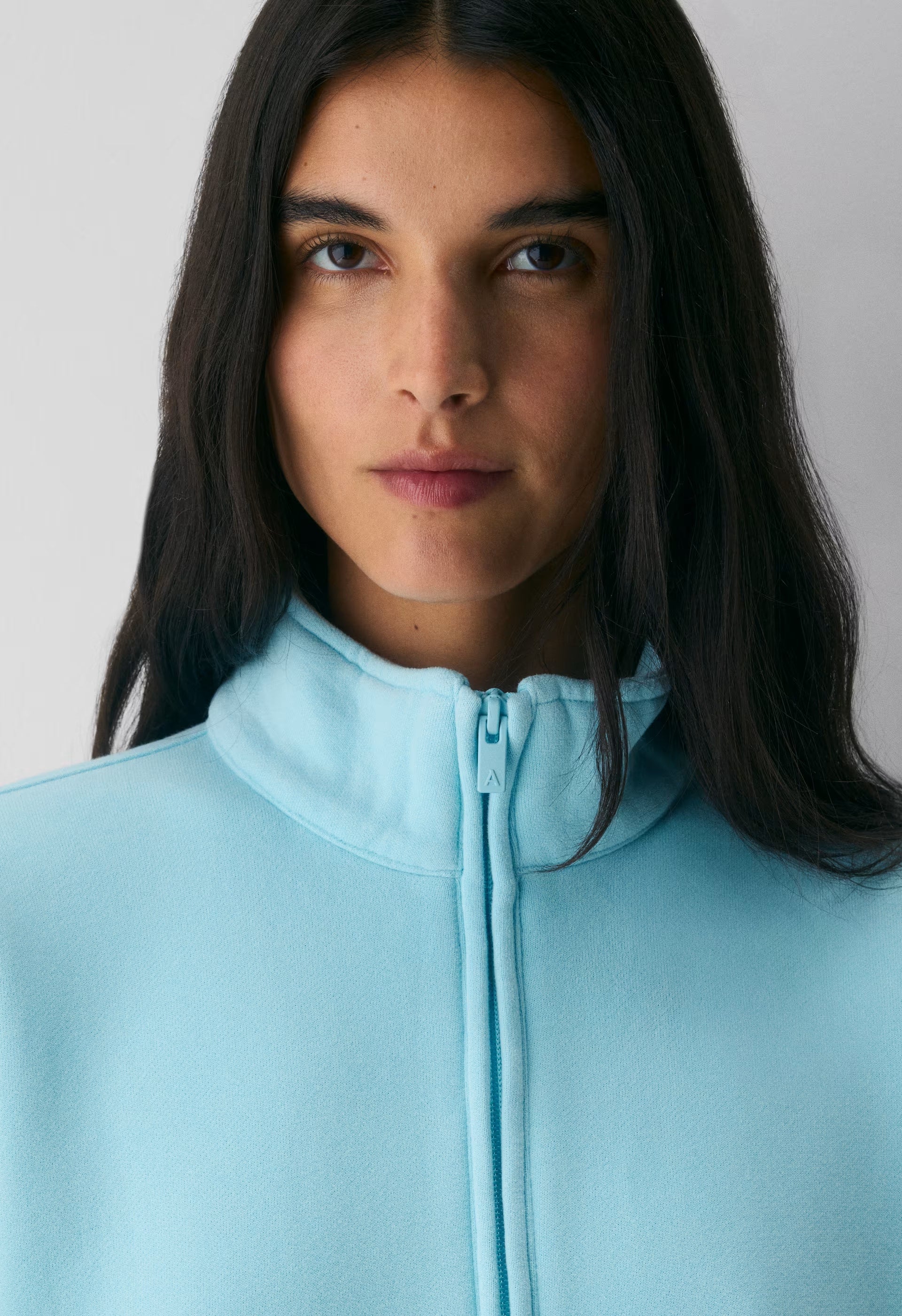 Cozy Sweatfleece Boyfriend 1/2 Zip - PANORAMA BLUE