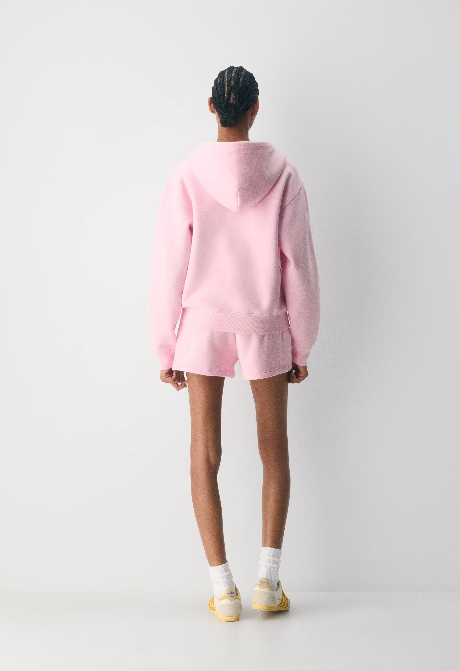 Cozy Sweatfleece Perfect Zip Hoodie - MILKSHAKE PINK