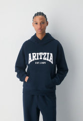 Cozy Sweatfleece Perfect Hoodie - H CLD WHT/RCH MCH BRN