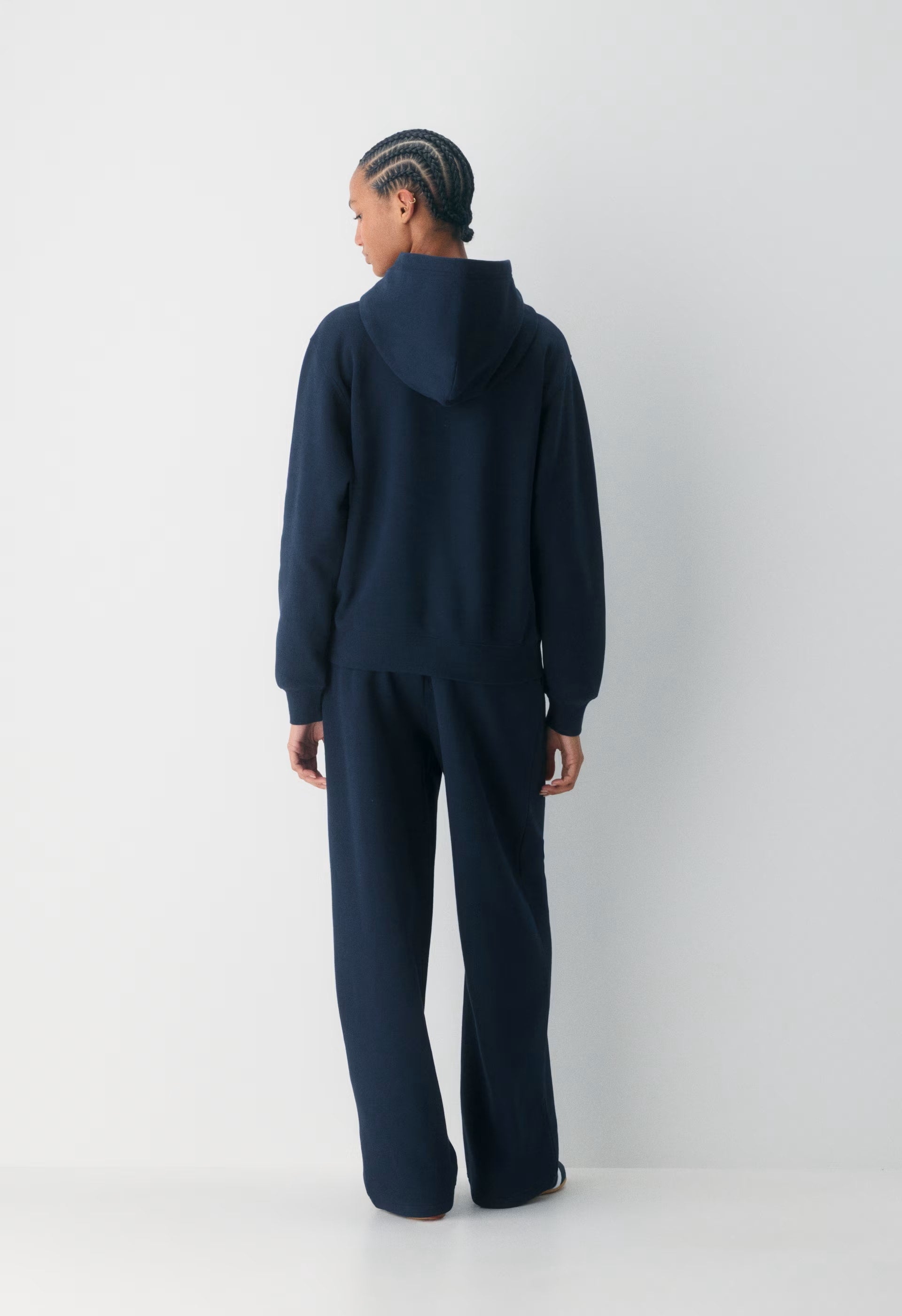 Cozy Sweatfleece Perfect Hoodie - H CLD WHT/RCH MCH BRN