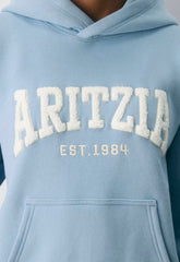 Cozy Sweatfleece Perfect Hoodie - RPPLE BLUE/LGHT BRCH