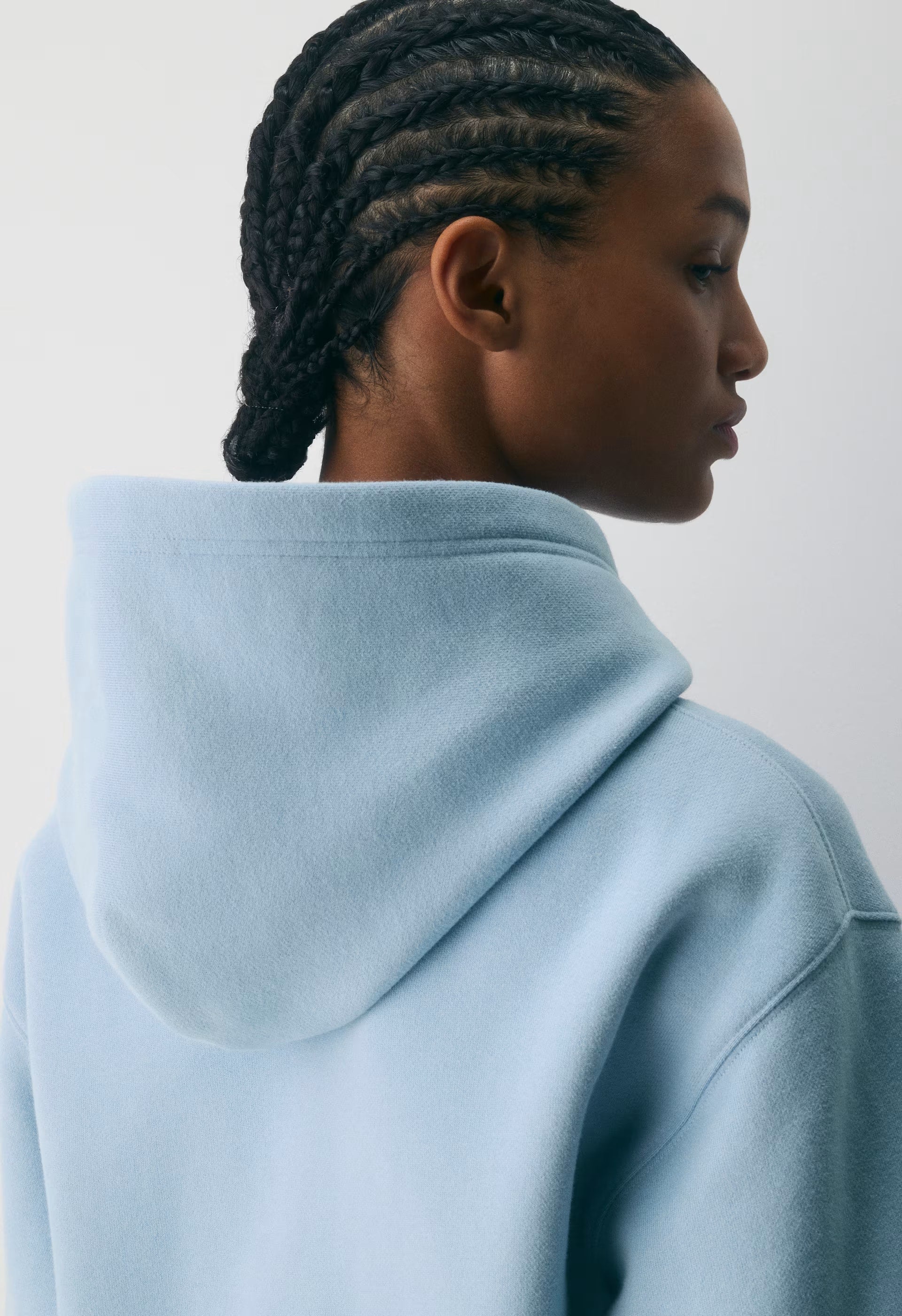 Cozy Sweatfleece Perfect Hoodie - RPPLE BLUE/LGHT BRCH