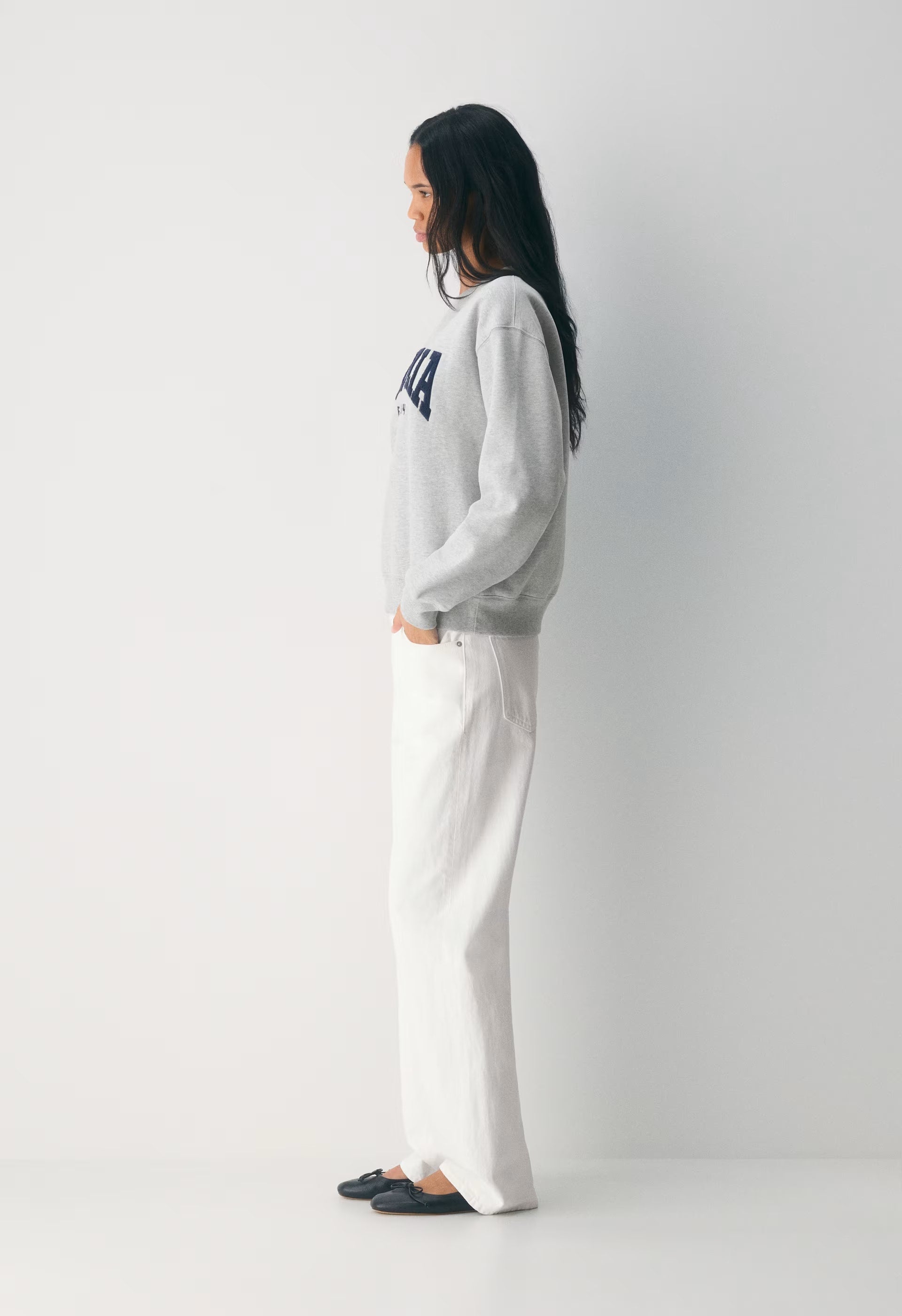 Cozy Sweatfleece Perfect Crew Sweatshirt - H CHROME/ ADMIRAL