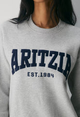 Cozy Sweatfleece Perfect Crew Sweatshirt - H CHROME/ ADMIRAL