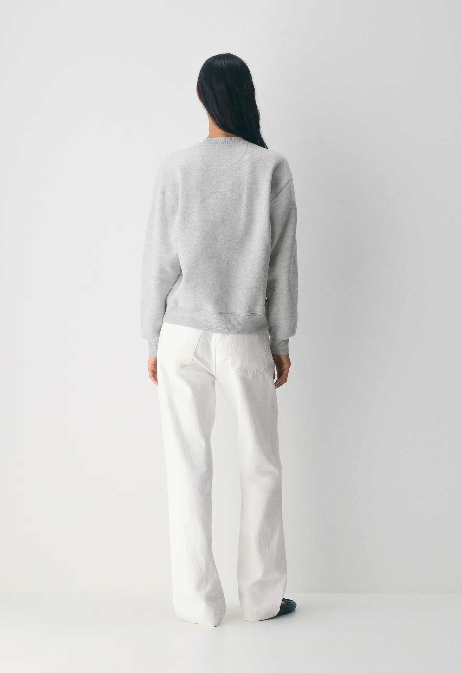 Cozy Sweatfleece Perfect Crew Sweatshirt - H CHROME/ ADMIRAL