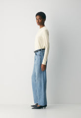 Bare Cashmere Bloor Sweater - LIGHT BIRCH