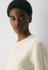 Bare Cashmere Bloor Sweater - LIGHT BIRCH