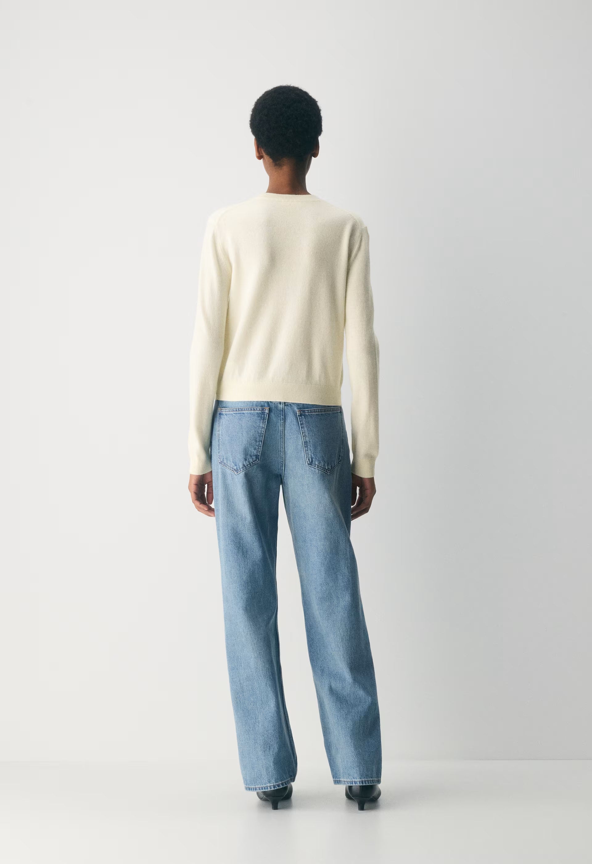 Bare Cashmere Bloor Sweater - LIGHT BIRCH