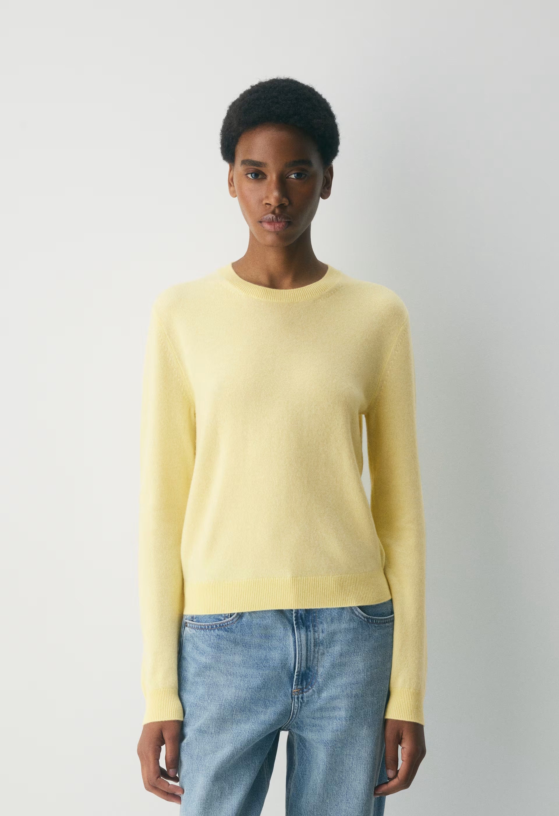 Bare Cashmere Bloor Sweater - LEMONADE