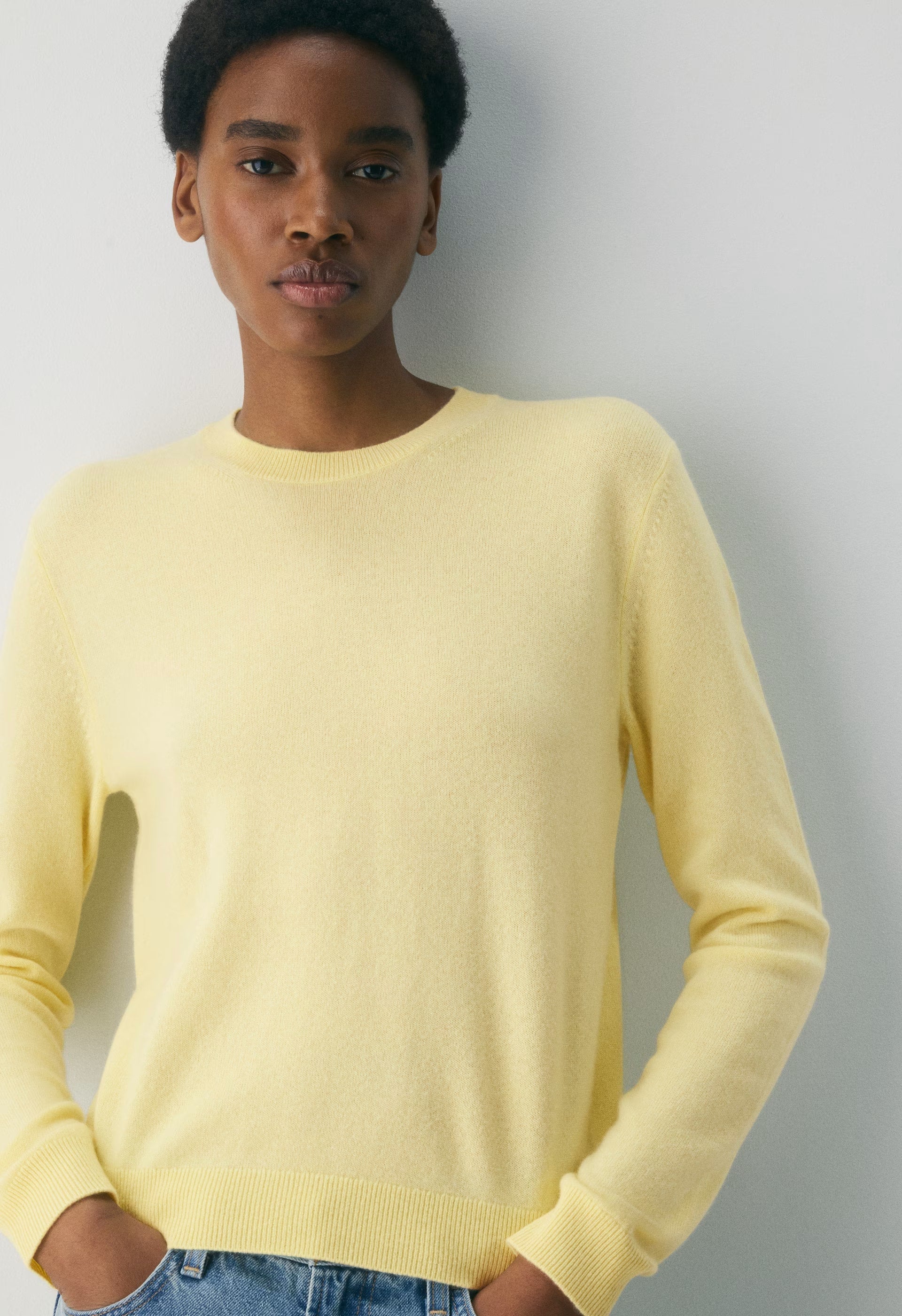 Bare Cashmere Bloor Sweater - LEMONADE