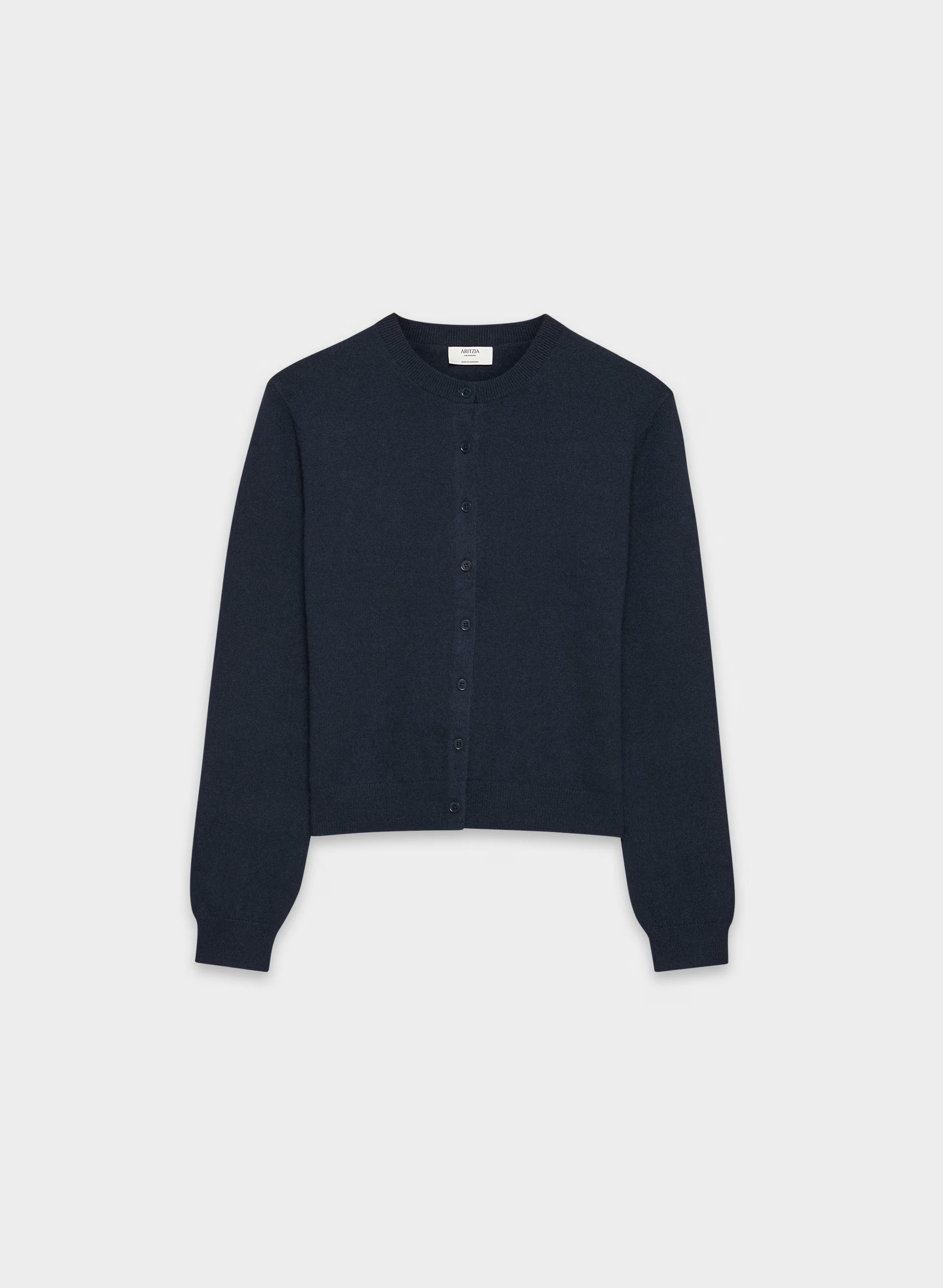 Bare Cashmere Noteworthy Cardigan - ADMIRAL