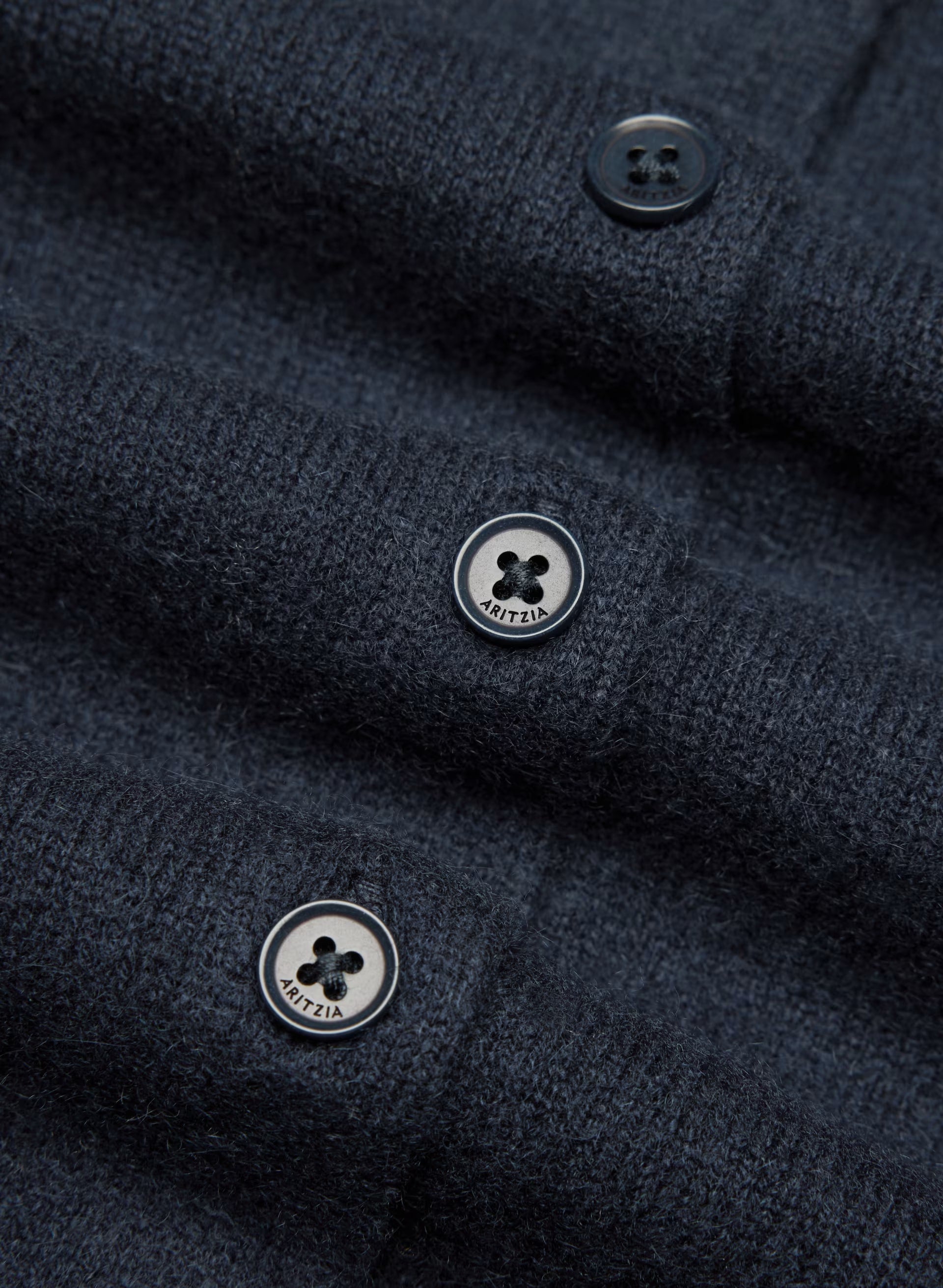 Bare Cashmere Noteworthy Cardigan - ADMIRAL