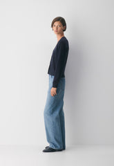 Bare Cashmere Laureate Cardigan - ADMIRAL
