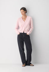 Bare Cashmere Laureate Cardigan - VILLA PINK