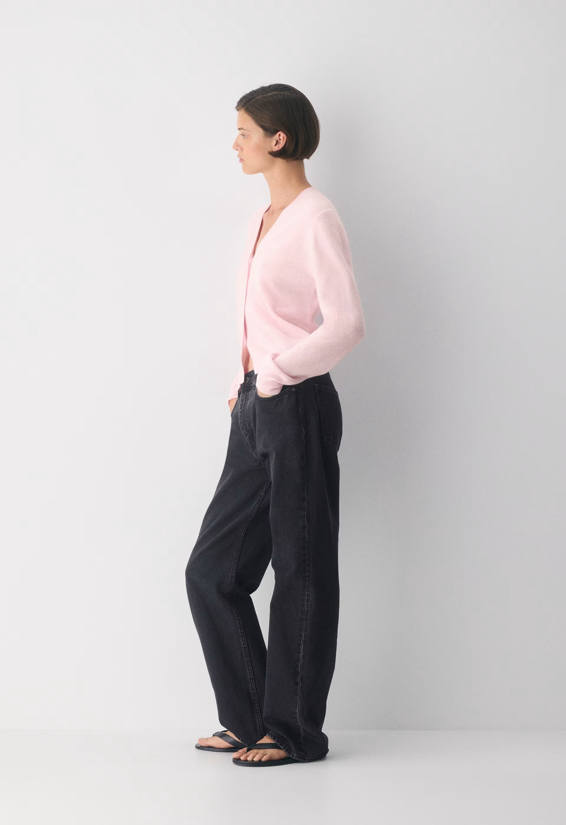 Bare Cashmere Laureate Cardigan - VILLA PINK