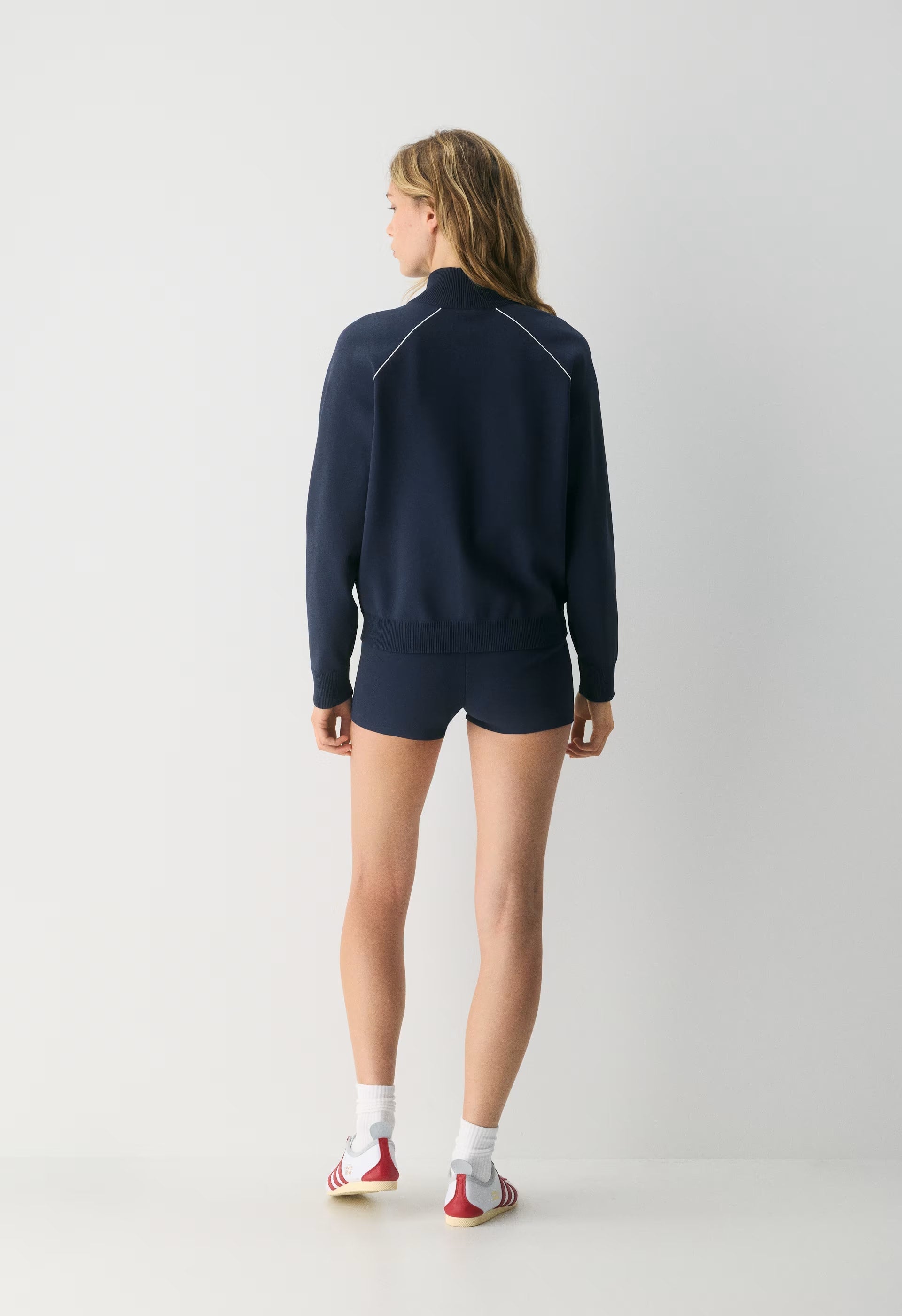 Offseason Zip-Up - ADMIRAL/ LIGHT BIRCH