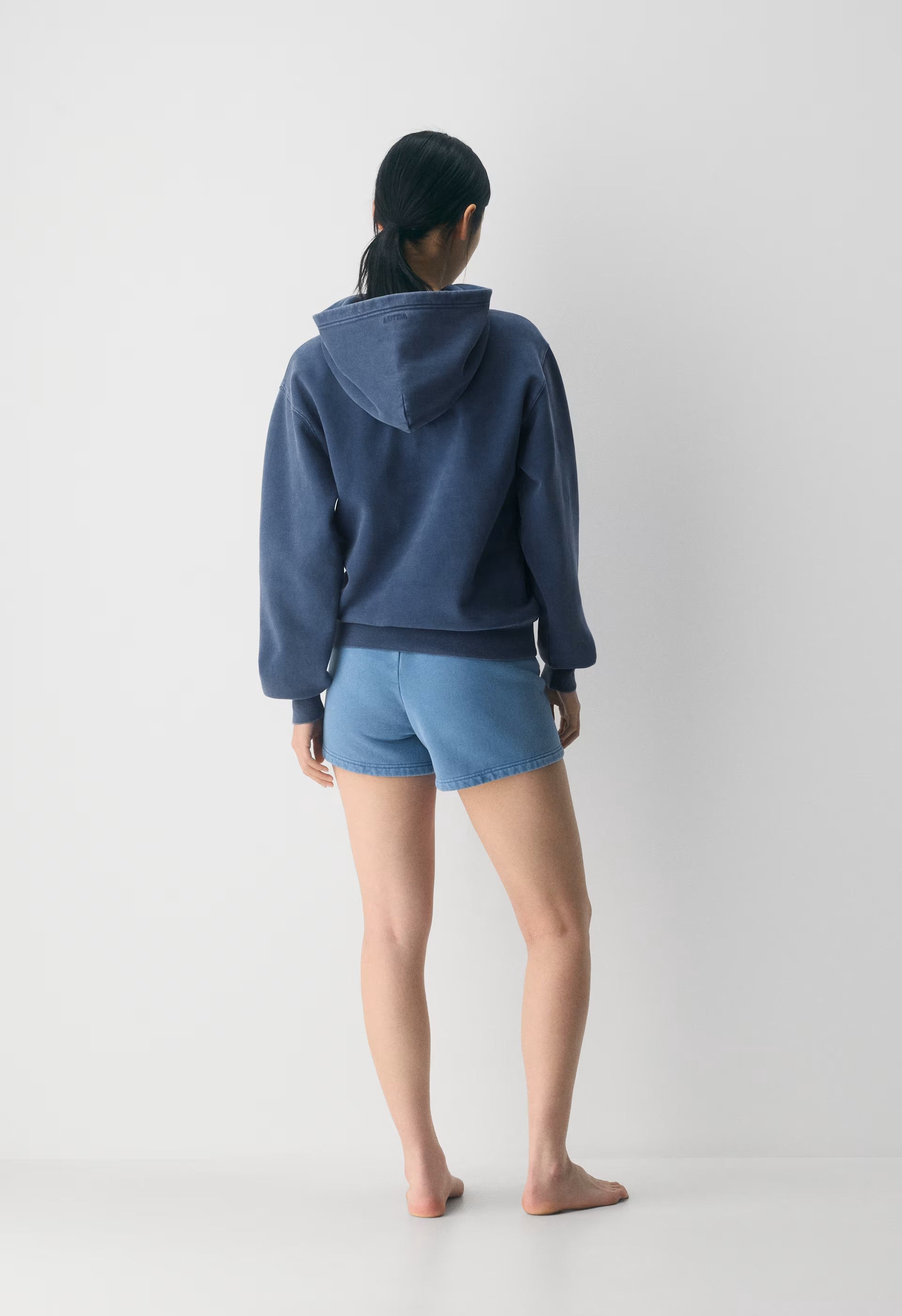 Cozy Sweatfleece Perfect Hoodie - NO-STRESS MEDIUM BLUE