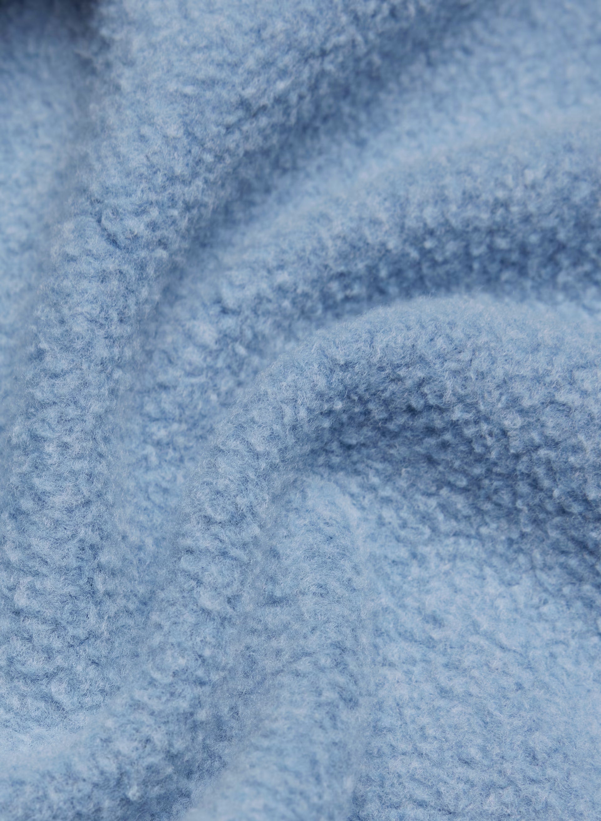 Cozy Sweatfleece Perfect Crew Sweatshirt - NO-STRESS LIGHT BLUE