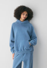 Cozy Sweatfleece Mega Raglan™ Hoodie - NO-STRESS LIGHT BLUE