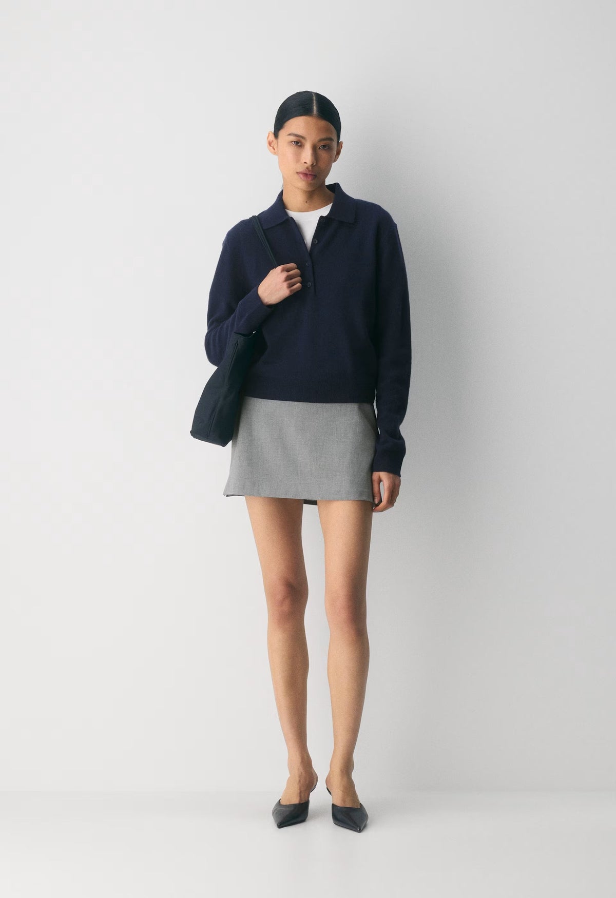 Bare Cashmere Cellini Sweater - ADMIRAL