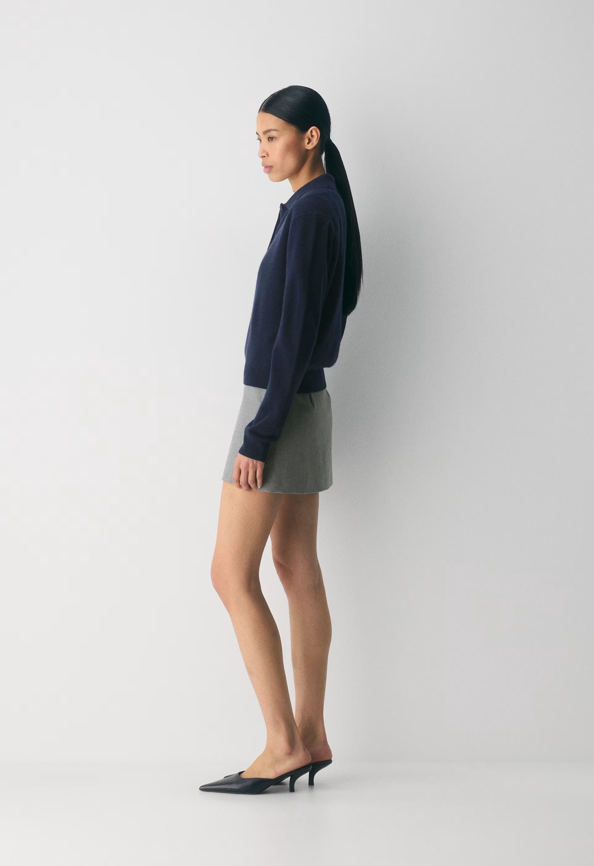 Bare Cashmere Cellini Sweater - ADMIRAL