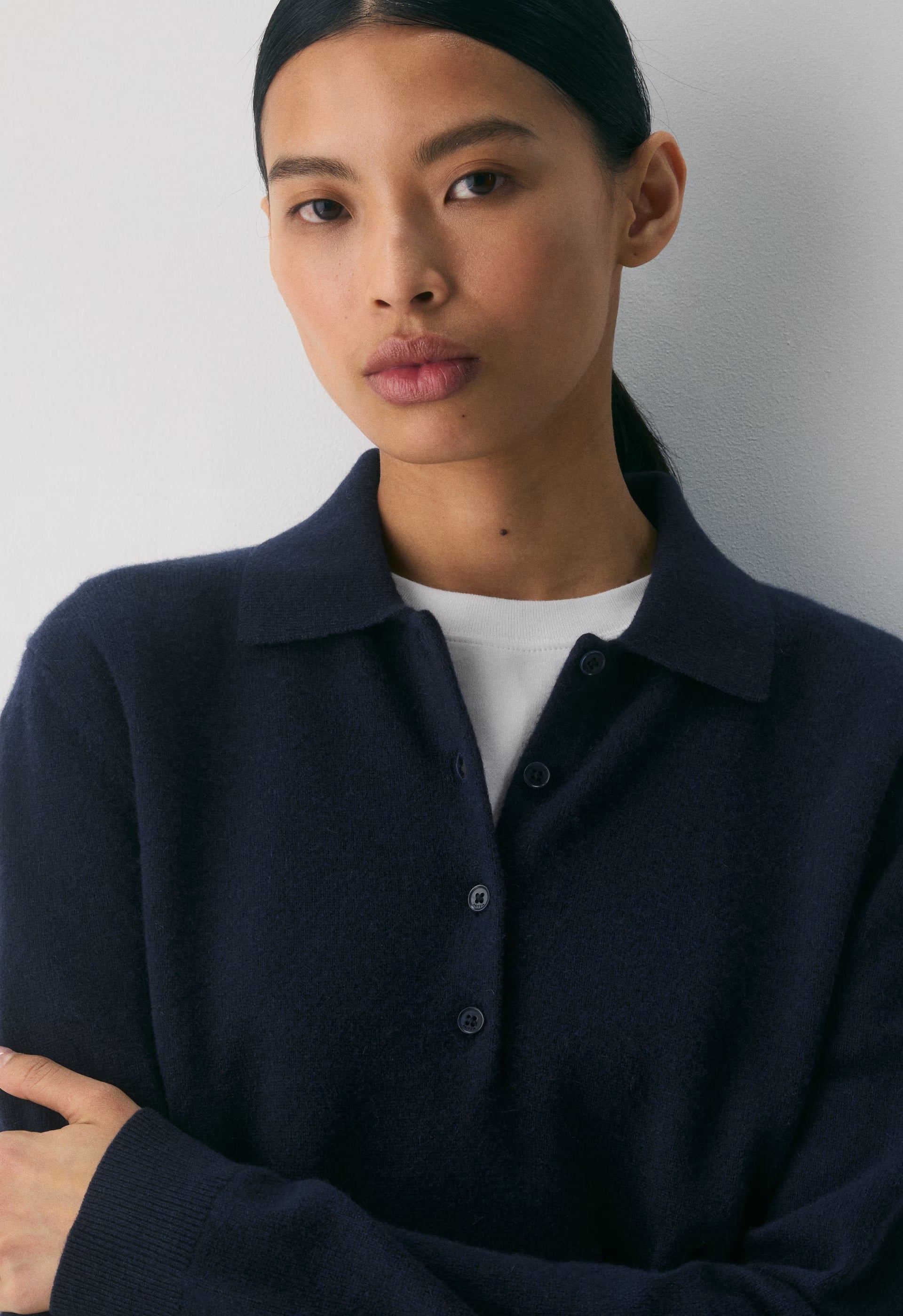 Bare Cashmere Cellini Sweater - ADMIRAL