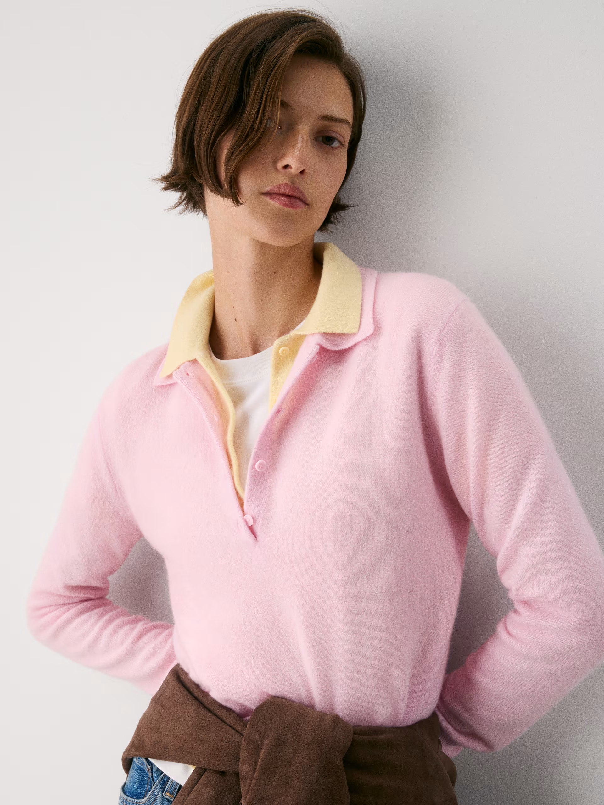 Bare Cashmere Cellini Sweater - VILLA PINK