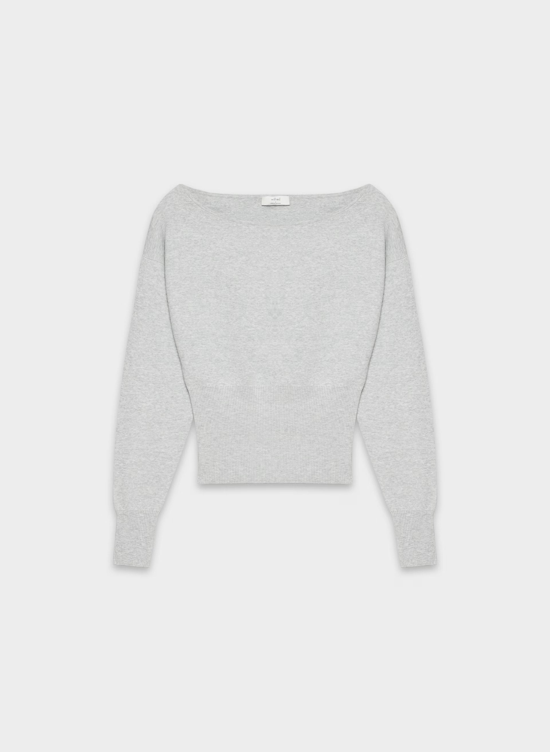Crescendo Sweater - Wonder Yarn - HEATHER CHROME
