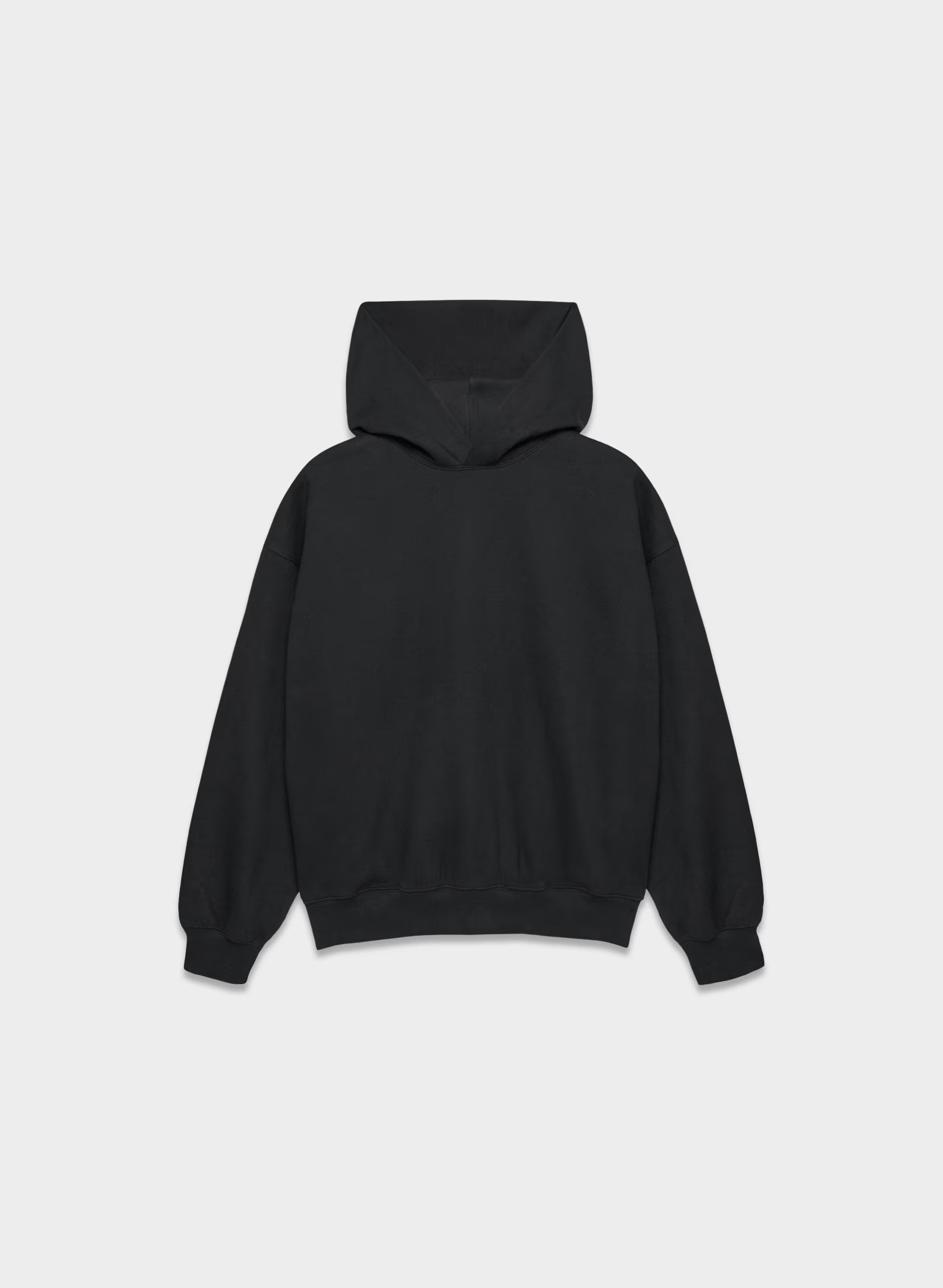 Cozy Sweatfleece Mega Hoodie - BLACK