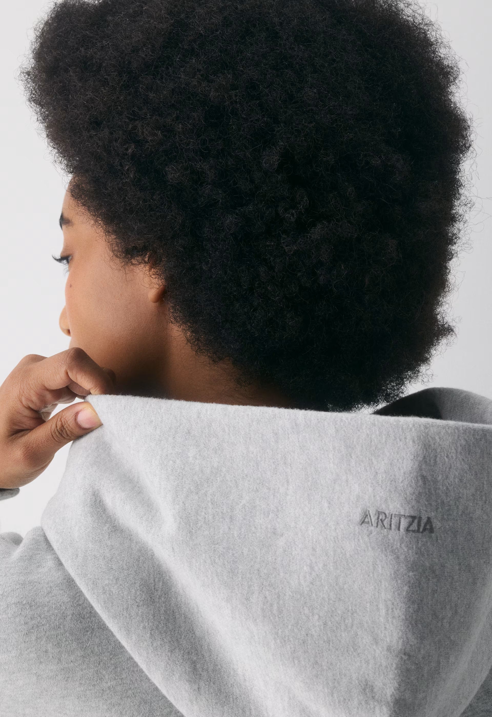 Cozy Sweatfleece Mega Hoodie - HEATHER CHROME