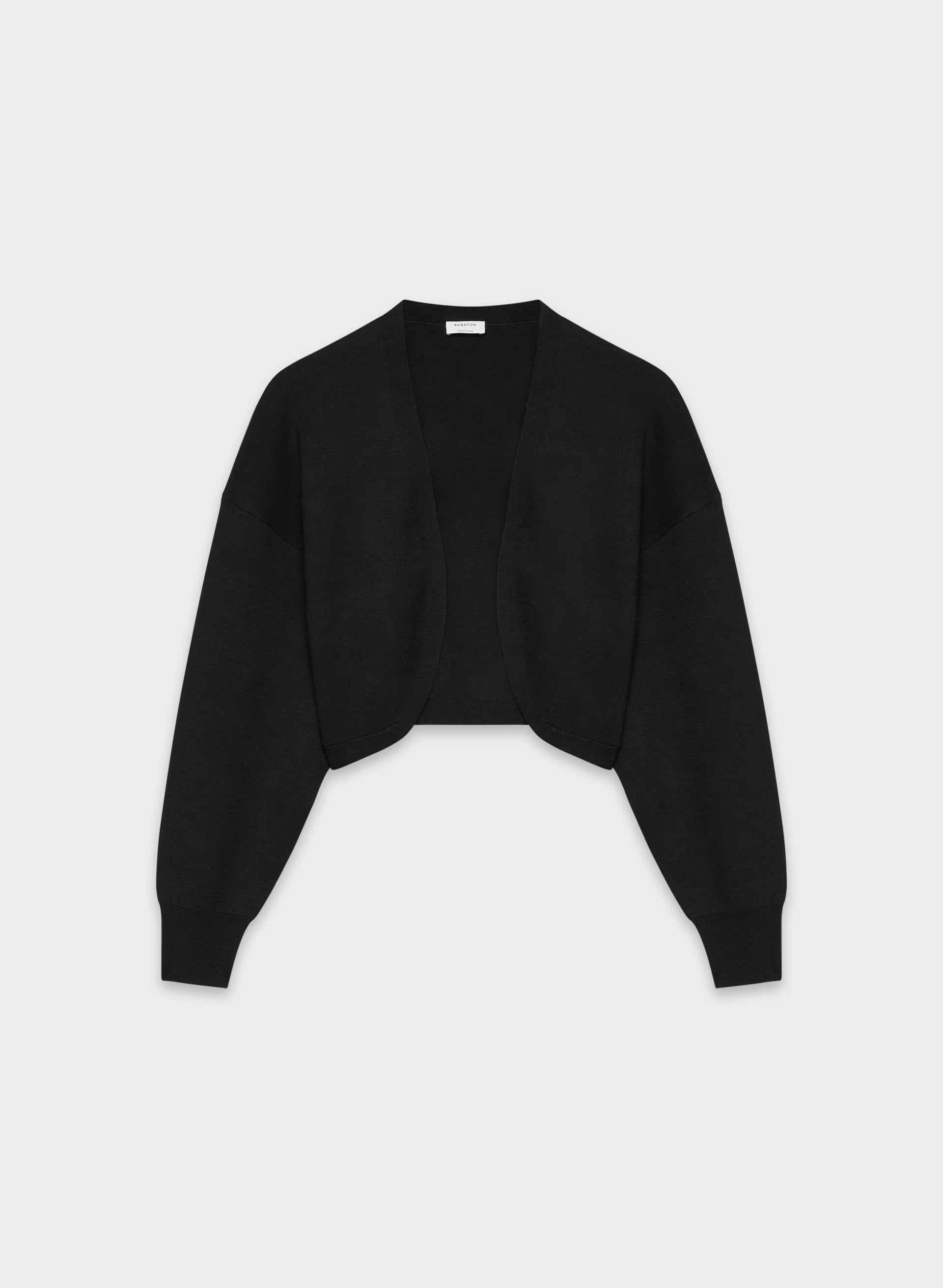 New Decision Shrug - Wonder Yarn - BLACK