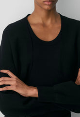 New Decision Shrug - Wonder Yarn - BLACK