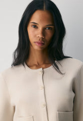 Notable Cardigan - Wonder Yarn - MATTE PEARL