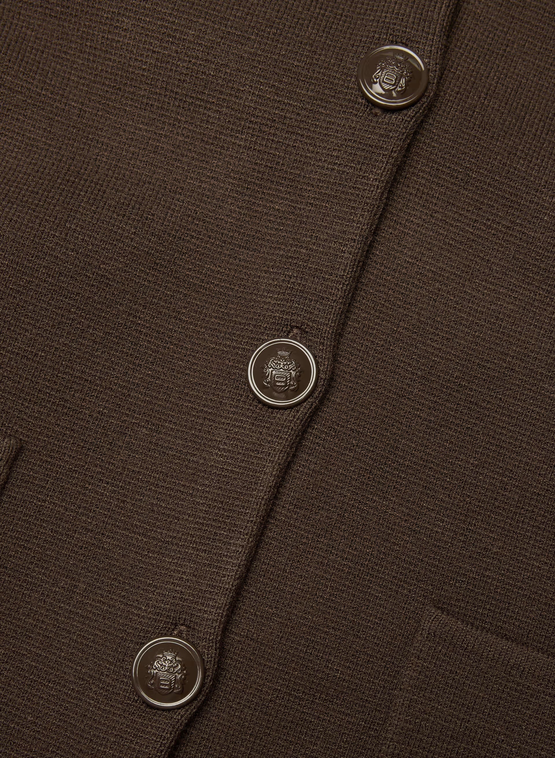 Notable Cardigan - Wonder Yarn - RICH MOCHA BROWN