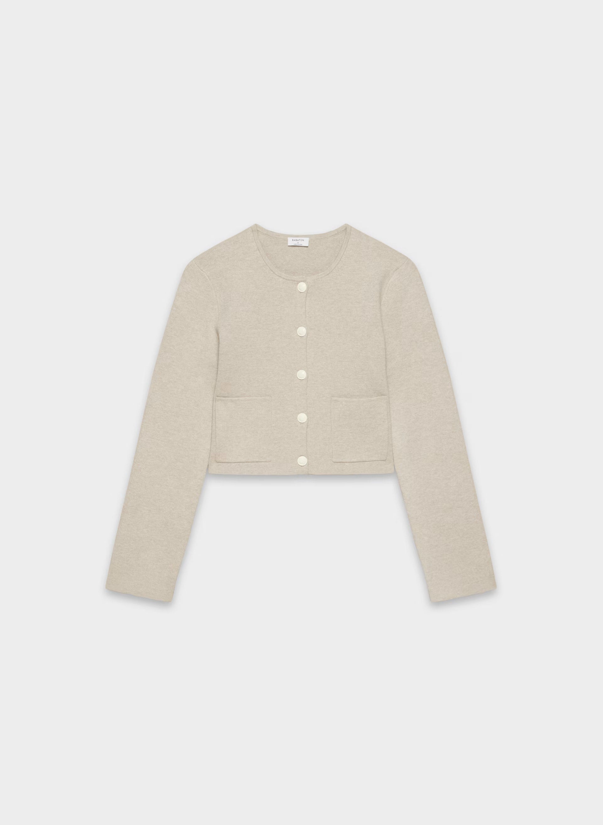 Notable Cardigan - Wonder Yarn - HEATHER ECRU
