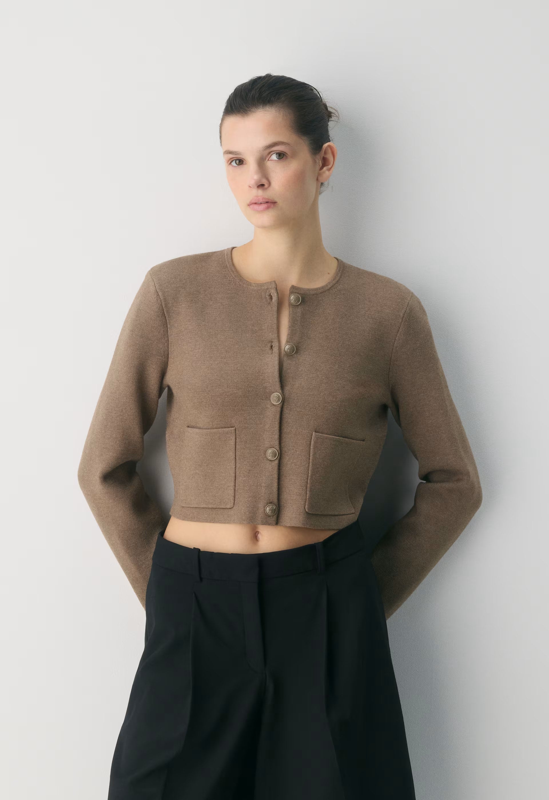 Notable Cardigan - Wonder Yarn - HEATHER FOLIO TAUPE