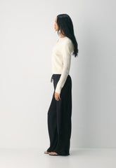 Essential Cashmere Idyllic Zip Hoodie - LIGHT BIRCH