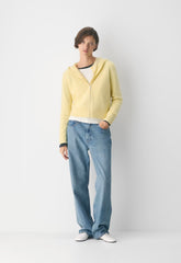 Essential Cashmere Idyllic Zip Hoodie - LEMONADE