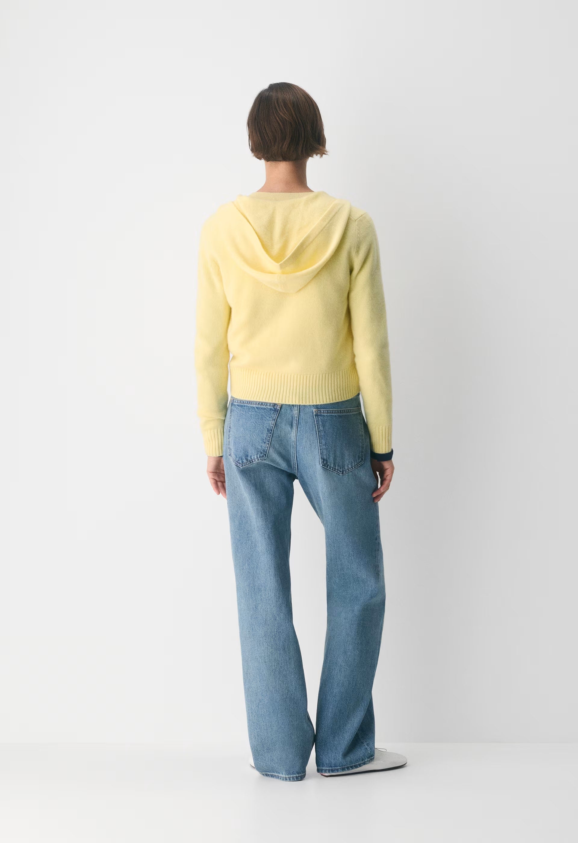 Essential Cashmere Idyllic Zip Hoodie - LEMONADE
