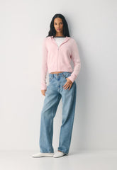 Essential Cashmere Idyllic Zip Hoodie - VILLA PINK