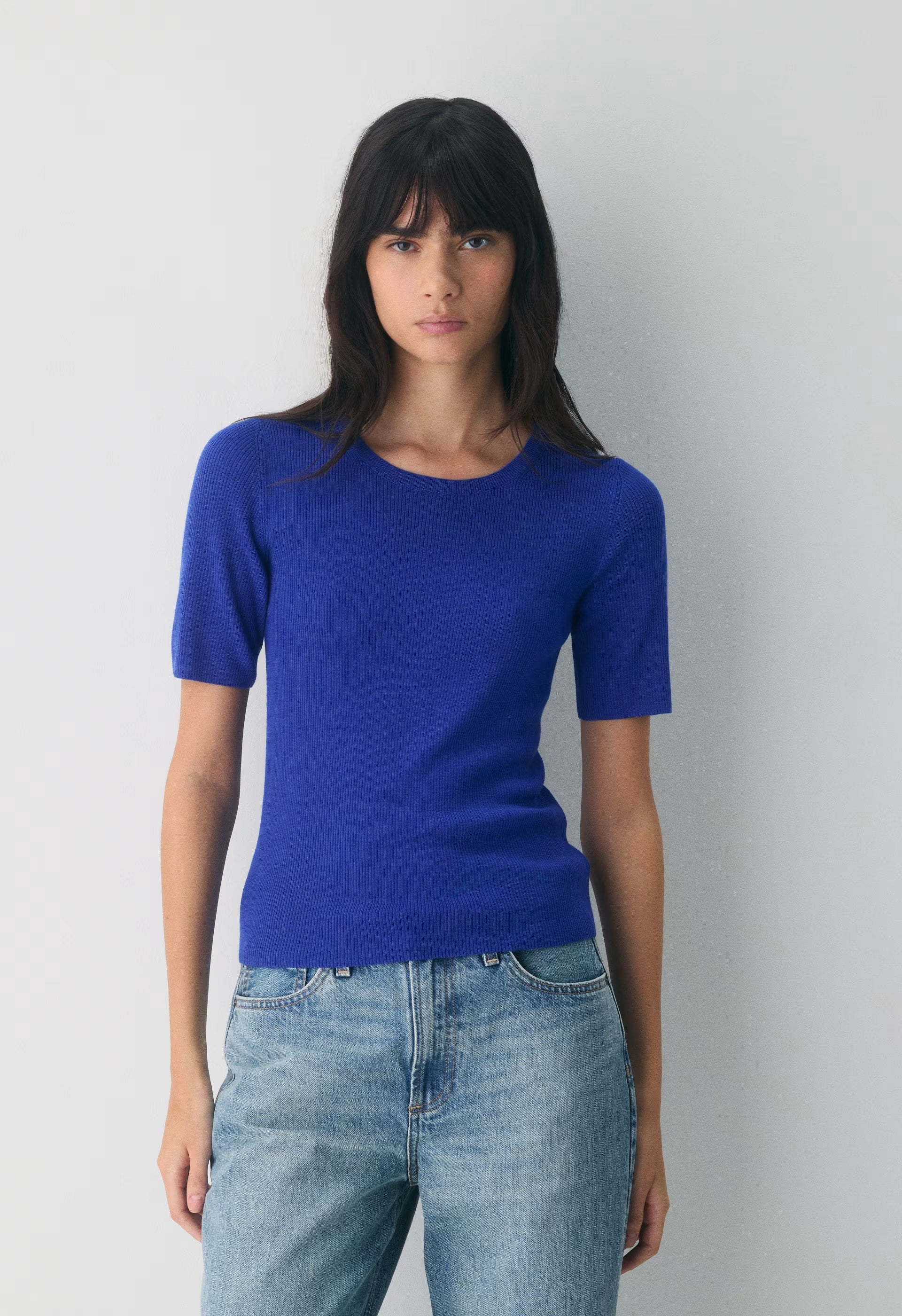 Fine Merino Wool Foundry Sweater - ABLAZE BLUE