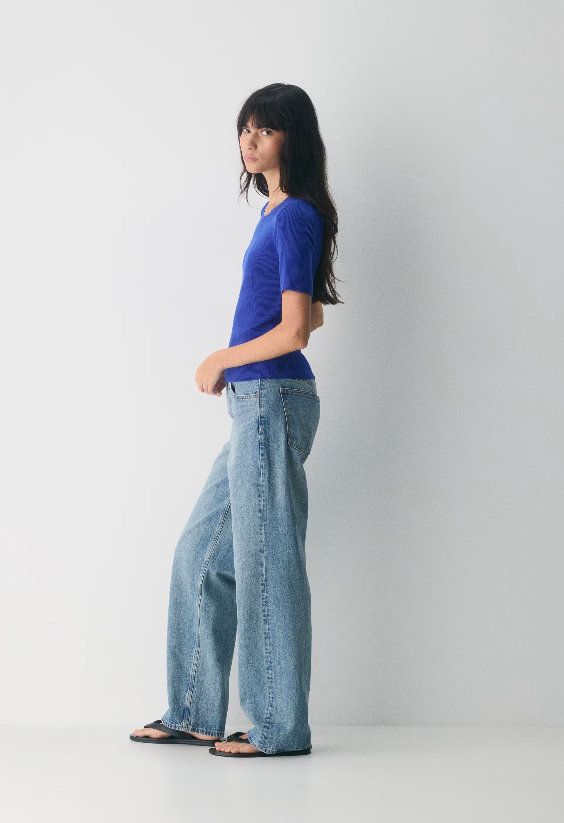 Fine Merino Wool Foundry Sweater - ABLAZE BLUE