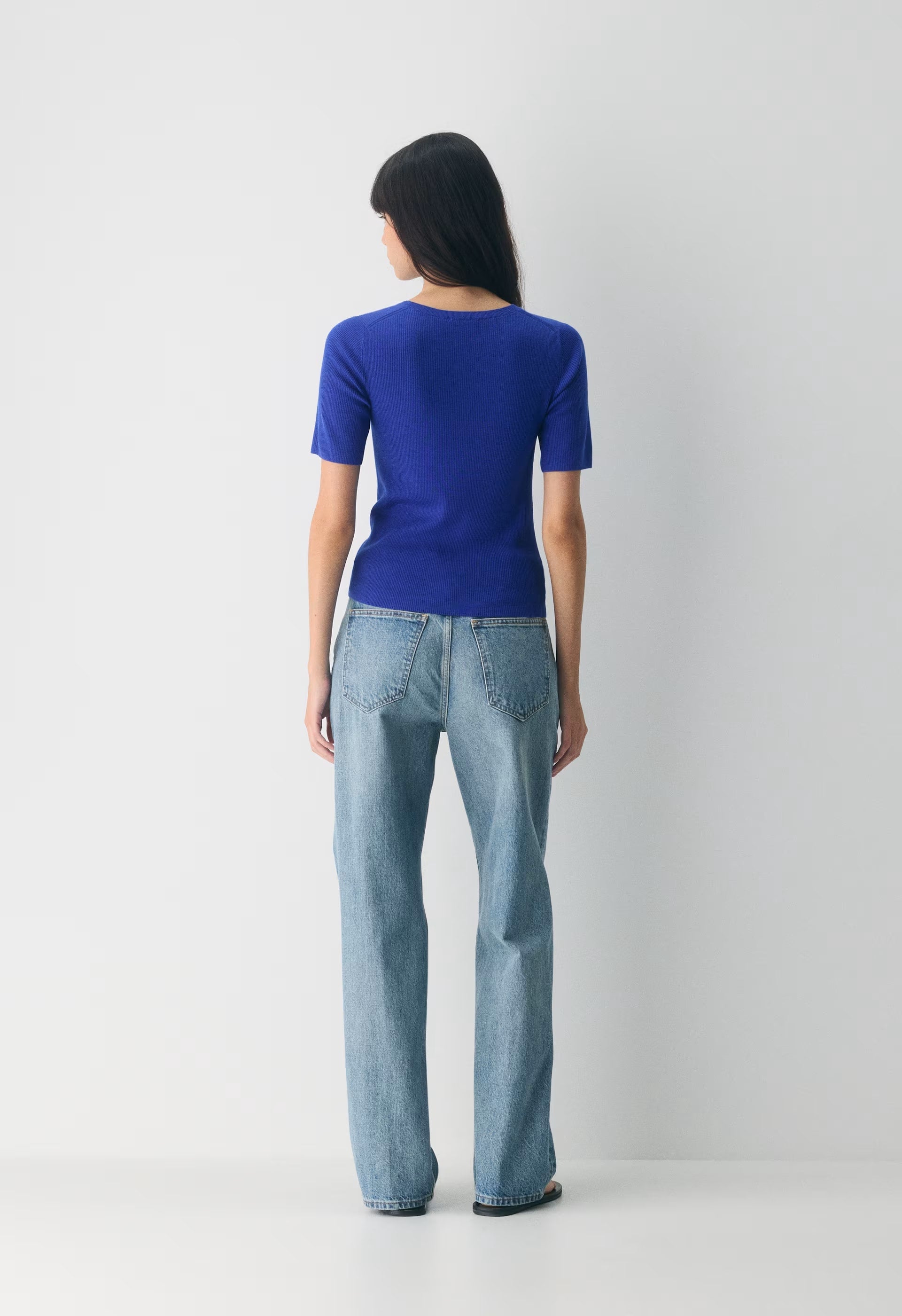 Fine Merino Wool Foundry Sweater - ABLAZE BLUE