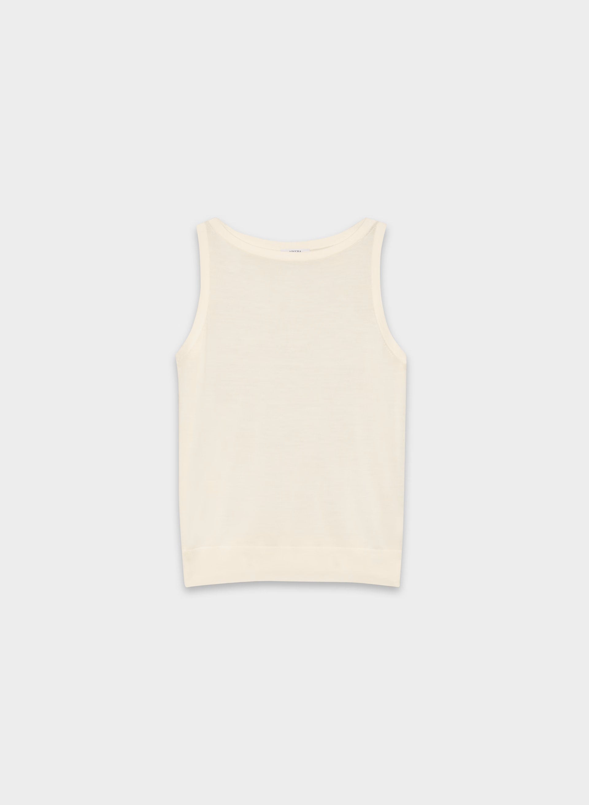 Fine Merino Wool Pasture Sweater Vest - LYCHEE WHITE