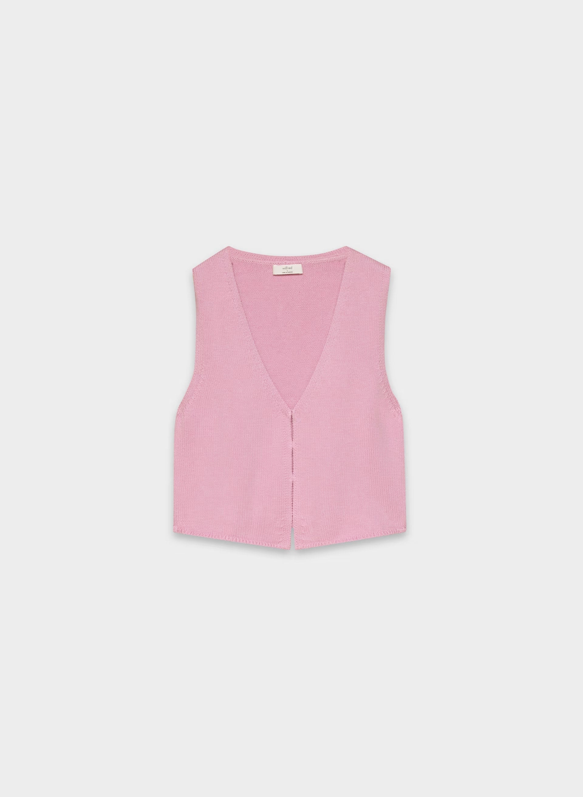 Cotton Charm™ Basque Sweater Vest - SWEET PEA PURPLE